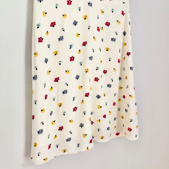 Madewell Orchard Flutter Sleeve Mini Dress Confetti Floral‎ White Cream Size 2 - Picture 12 of 13